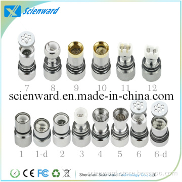 Electronic Cigarette Accessories: Different Style Coil Head for Glass Atomizer